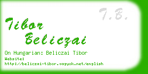 tibor beliczai business card